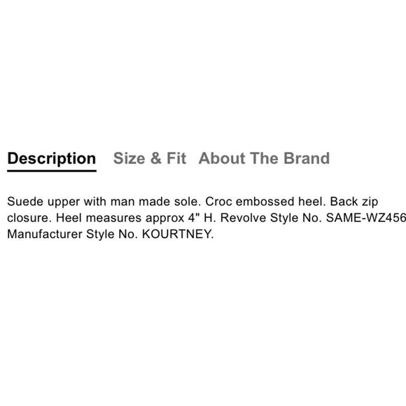 Sam Edelman Grey Suede Croc Embossed Ankle Bootie - Picture 3 of 9